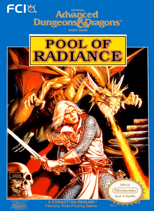 Advanced Dungeons & Dragons : Pool of Radiance - Nintendo Entertainment System