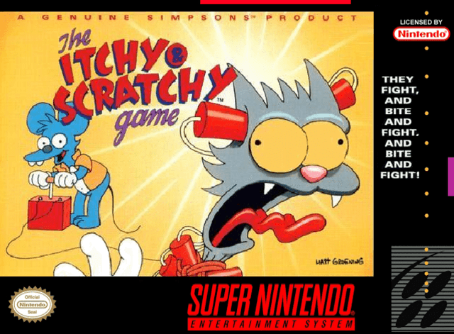 The Itchy & Scratchy Game - Super Nintendo Entertainment System