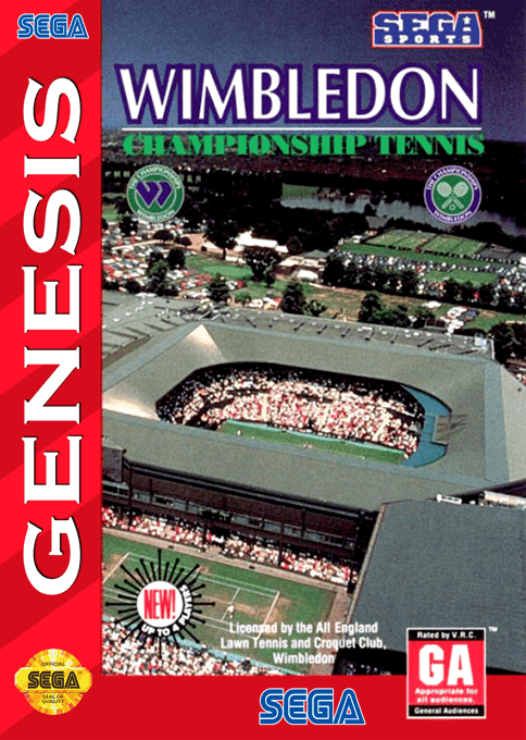 Wimbledon Championship Tennis - Sega Mega Drive / Genesis