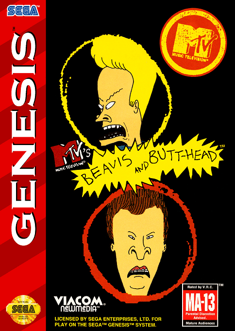 Beavis and Butt-Head - Sega Mega Drive / Genesis