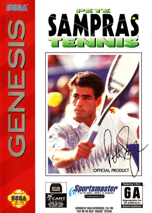 Pete Sampras Tennis - Sega Mega Drive / Genesis