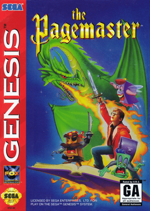 The Pagemaster - Sega Mega Drive / Genesis