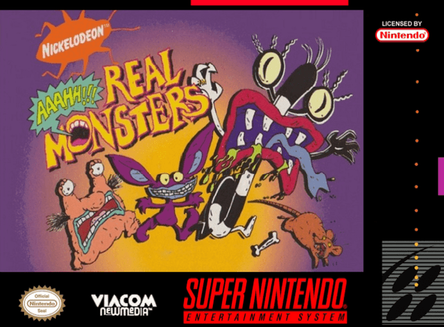 Aaahh!!! Real Monsters - Super Nintendo Entertainment System