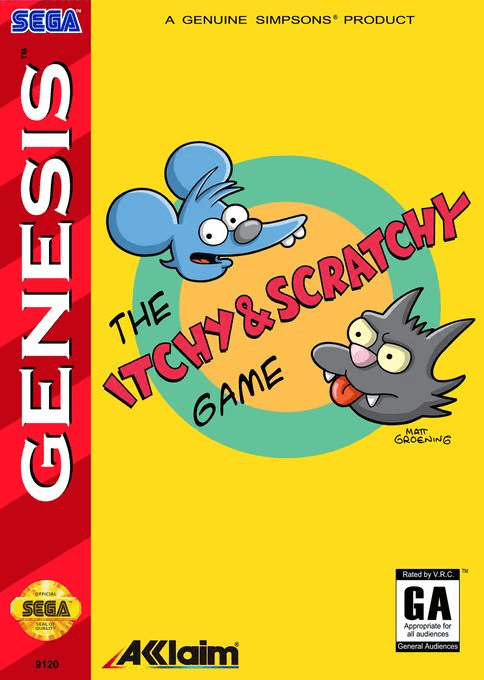 The Itchy & Scratchy Game - Sega Mega Drive / Genesis