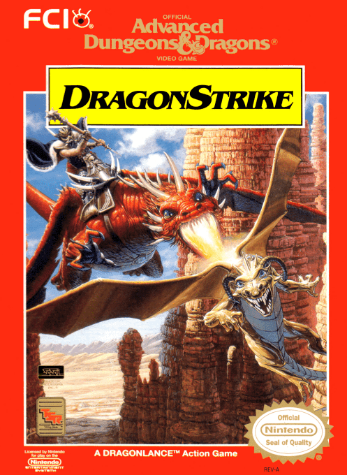 Advanced Dungeons And Dragons - Dragon Strike - Nintendo Entertainment System