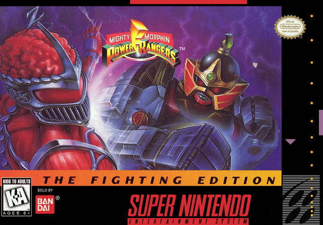 Mighty Morphin Power Rangers : The Fighting Edition - Super Nintendo Entertainment System