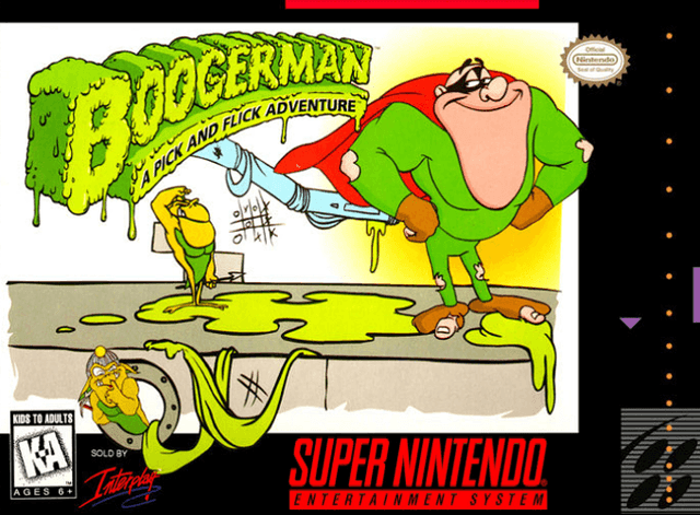 Boogerman : A Pick and Flick Adventure - Super Nintendo Entertainment System