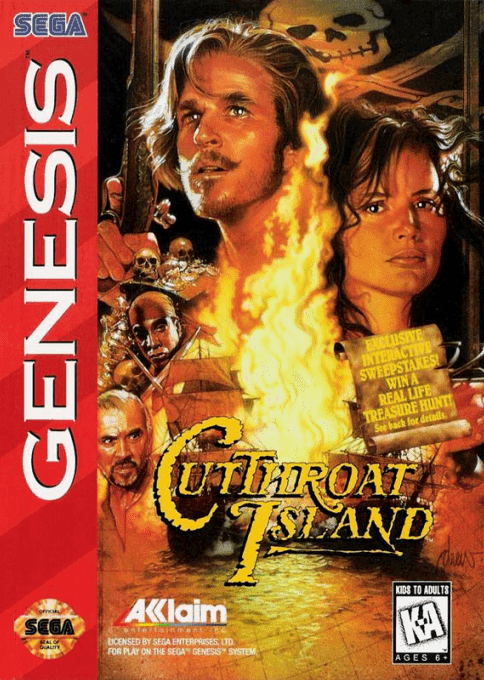 Cutthroat Island - Sega Mega Drive / Genesis