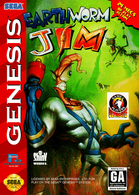 Earthworm Jim - Sega Mega Drive / Genesis