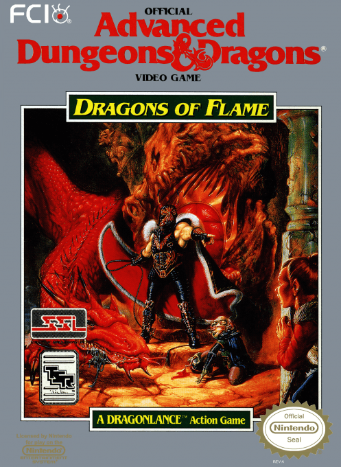 Advanced Dungeons & Dragons : Dragons of Flame - Nintendo Entertainment System