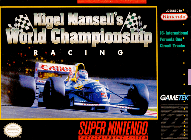 Nigel Mansell's World Championship Racing - Super Nintendo Entertainment System