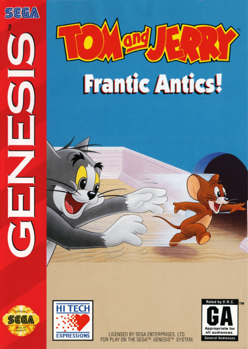 Tom and Jerry : Frantic Antics - Sega Mega Drive / Genesis
