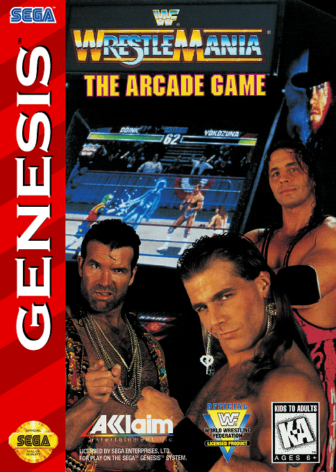 WWF WrestleMania : The Arcade Game - Sega Mega Drive / Genesis