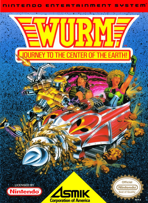 Wurm : Journey to the Center of the Earth! - Nintendo Entertainment System