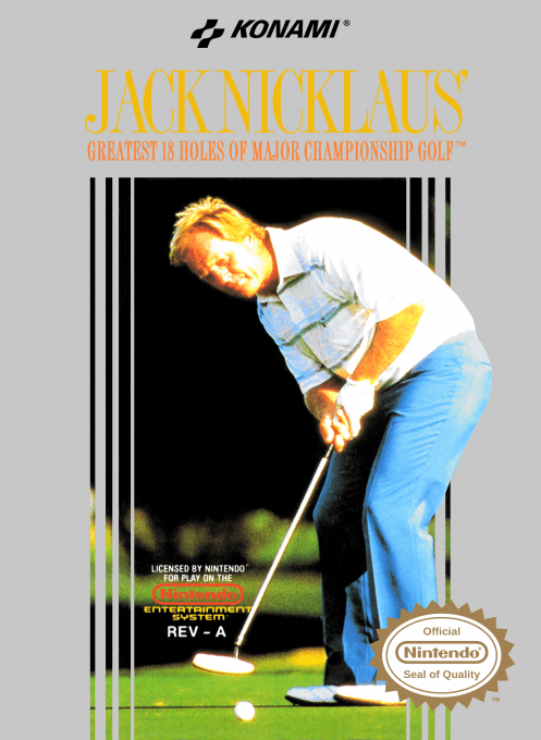 Jack Nicklaus' Greatest 18 Holes of Major Champion - Nintendo Entertainment System