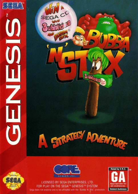 Bubba 'N' Stix - Sega Mega Drive / Genesis
