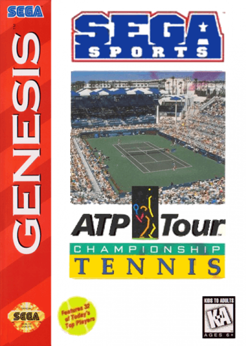ATP Tour Championship Tennis - Sega Mega Drive / Genesis