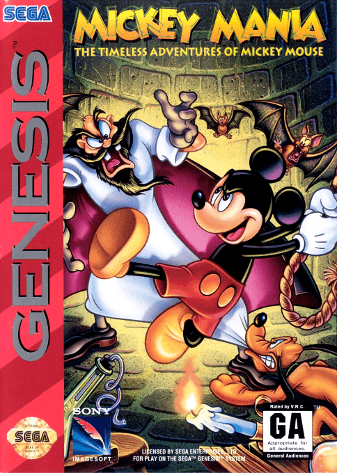 Mickey Mania : The Timeless Adventures of Mickey Mouse - Sega Mega Drive / Genesis