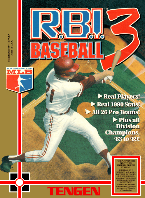 R.B.I. Baseball 3 - Nintendo Entertainment System