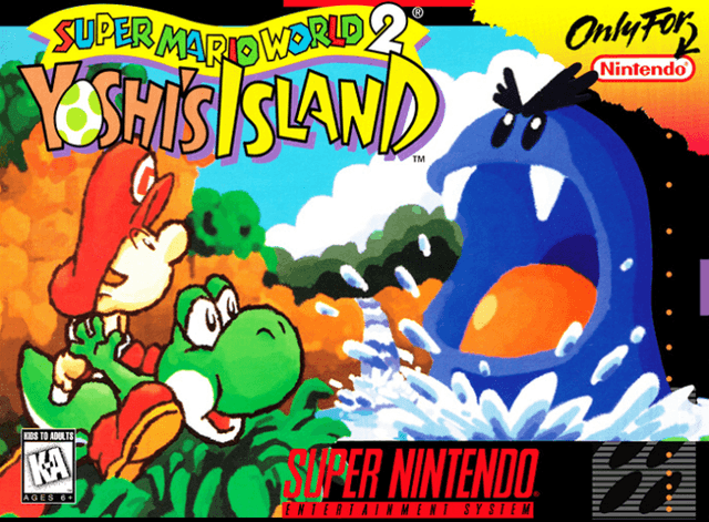 Super Mario World 2 : Yoshi's Island - Super Nintendo Entertainment System