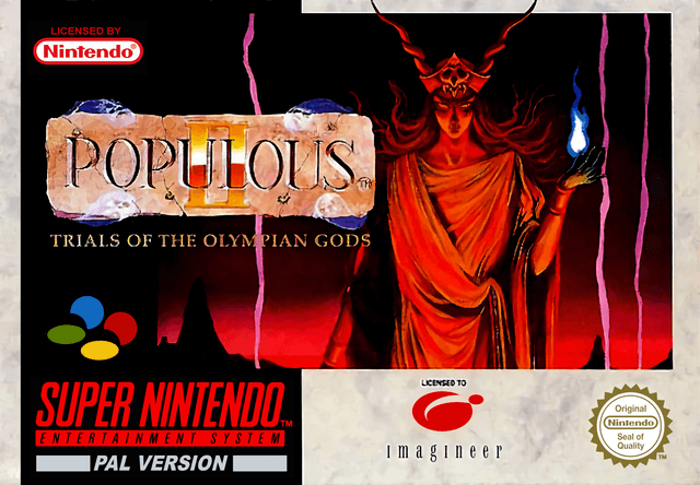 Populous II : Trials of the Olympian Gods - Super Nintendo Entertainment System