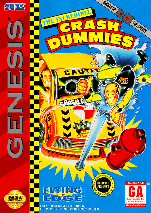 The Incredible Crash Dummies - Sega Mega Drive / Genesis