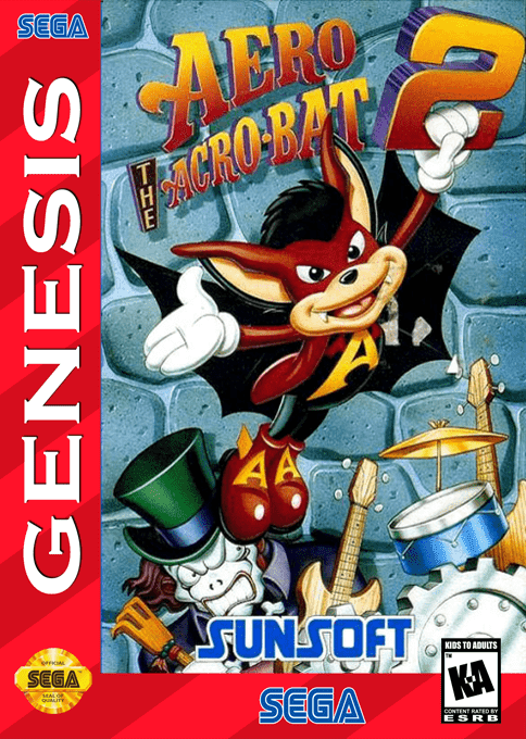Aero the Acro-Bat 2 - Sega Mega Drive / Genesis