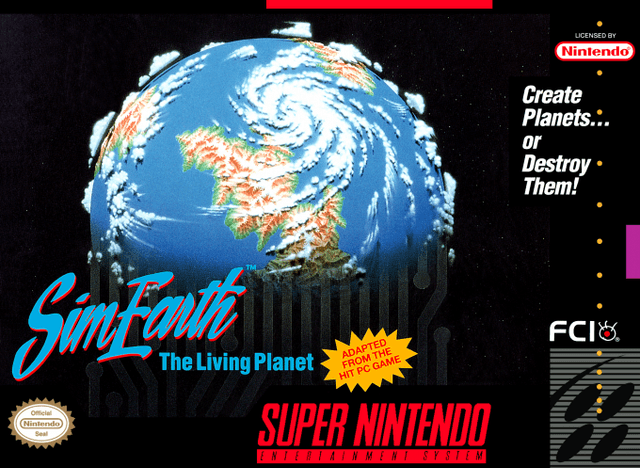 SimEarth : The Living Planet - Super Nintendo Entertainment System