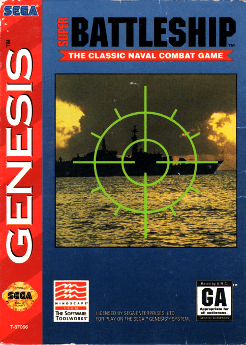 Super Battleship - Sega Mega Drive / Genesis