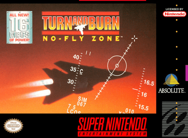 Turn and Burn : No-Fly Zone - Super Nintendo Entertainment System