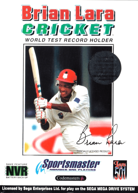 Brian Lara Cricket - Sega Mega Drive / Genesis