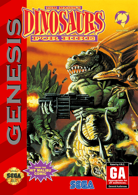 Tom Mason's Dinosaurs for Hire - Sega Mega Drive / Genesis