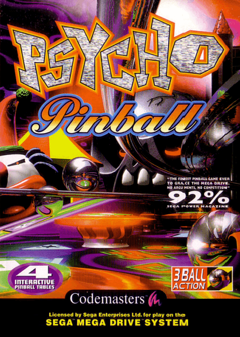 Psycho Pinball - Sega Mega Drive / Genesis