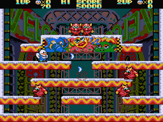 Snow Bros. : Nick & Tom - Sega Mega Drive / Genesis