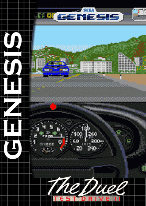 Test Drive II : The Duel - Sega Mega Drive / Genesis