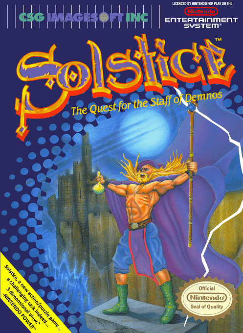 Solstice : The Quest for the Staff of Demnos - Nintendo Entertainment System