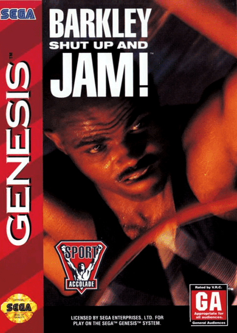 Barkley Shut Up and Jam! - Sega Mega Drive / Genesis