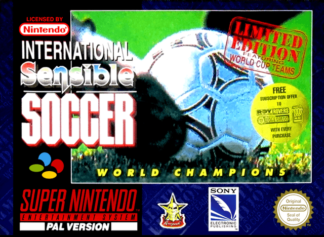 International Sensible Soccer : World Champions Li - Super Nintendo Entertainment System