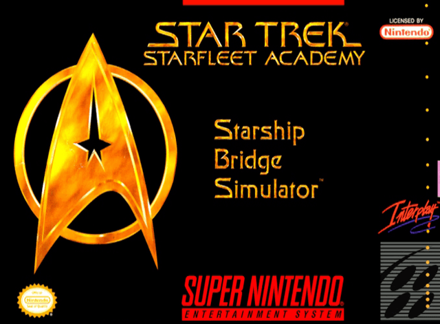Star Trek, Starfleet Academy : Starship Bridge Simulator - Super Nintendo Entertainment System