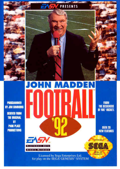 John Madden Football '92 - Sega Mega Drive / Genesis
