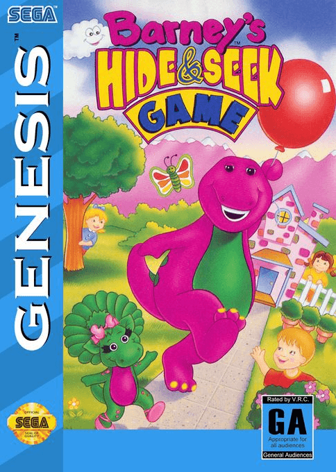 Barney's Hide & Seek Game - Sega Mega Drive / Genesis