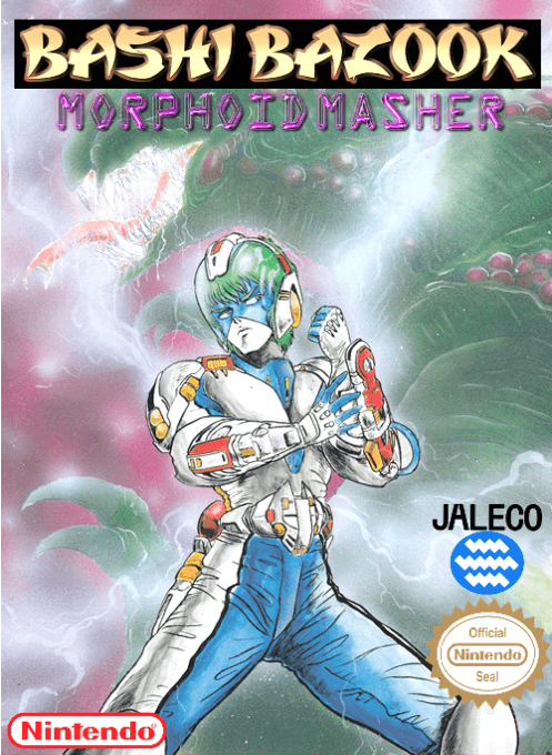 Bashi Bazook : Morphoid Masher - Nintendo Entertainment System