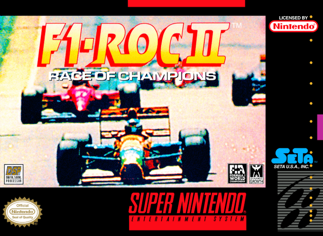 F1 ROC II: Race of Champions - Super Nintendo Entertainment System