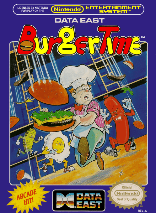 BurgerTime - Nintendo Entertainment System