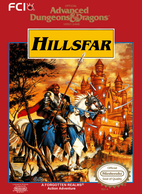 Advanced Dungeons & Dragons - Hillsfar - Nintendo Entertainment System