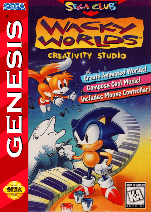 Wacky Worlds Creativity Studio - Sega Mega Drive / Genesis