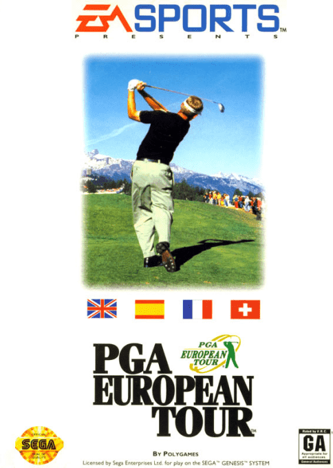 PGA European Tour - Sega Mega Drive / Genesis