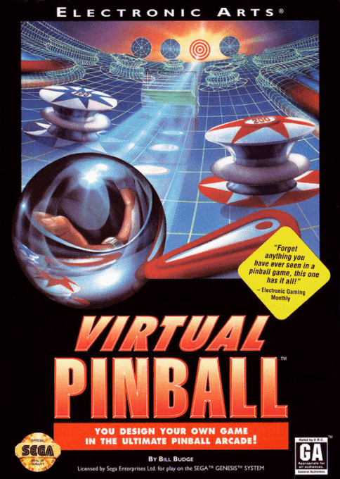 Virtual Pinball - Sega Mega Drive / Genesis