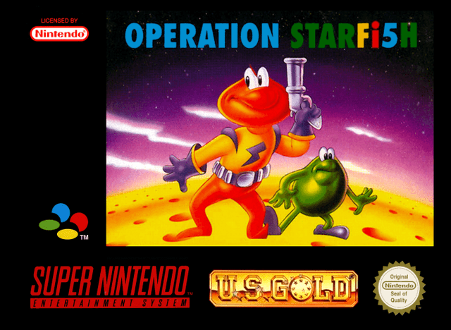 Operation Starfi5h - Super Nintendo Entertainment System