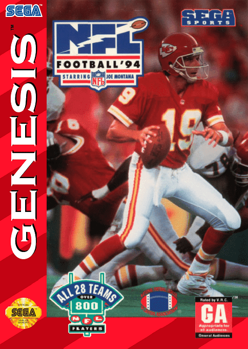 NFL Football '94 starring Joe Montana - Sega Mega Drive / Genesis